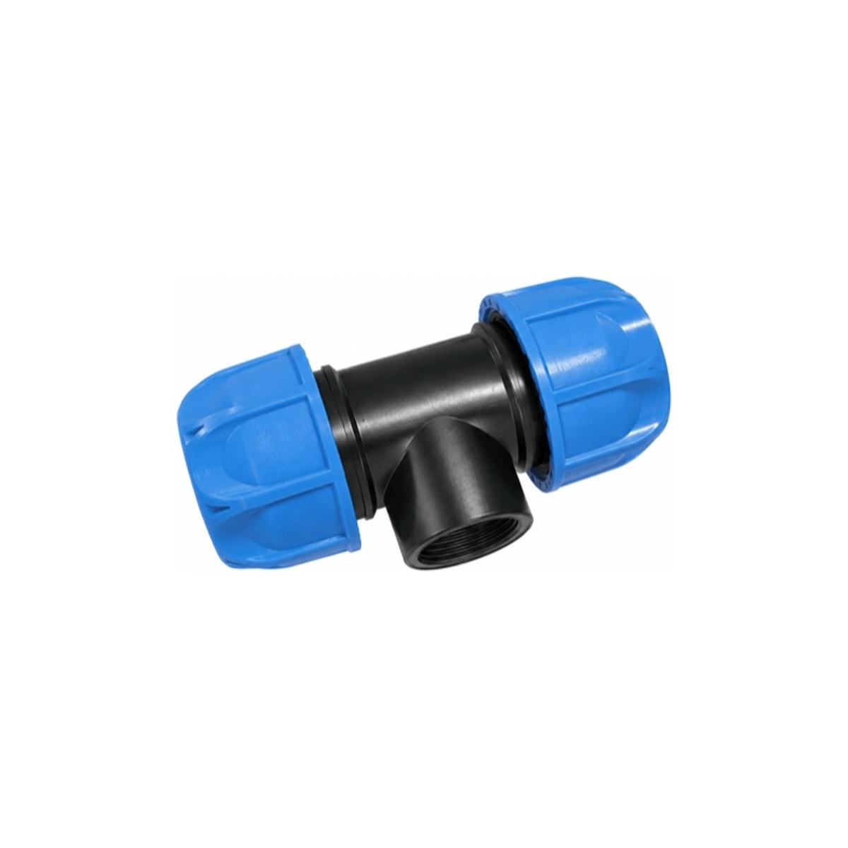 PP Compression Female Threaded Tee