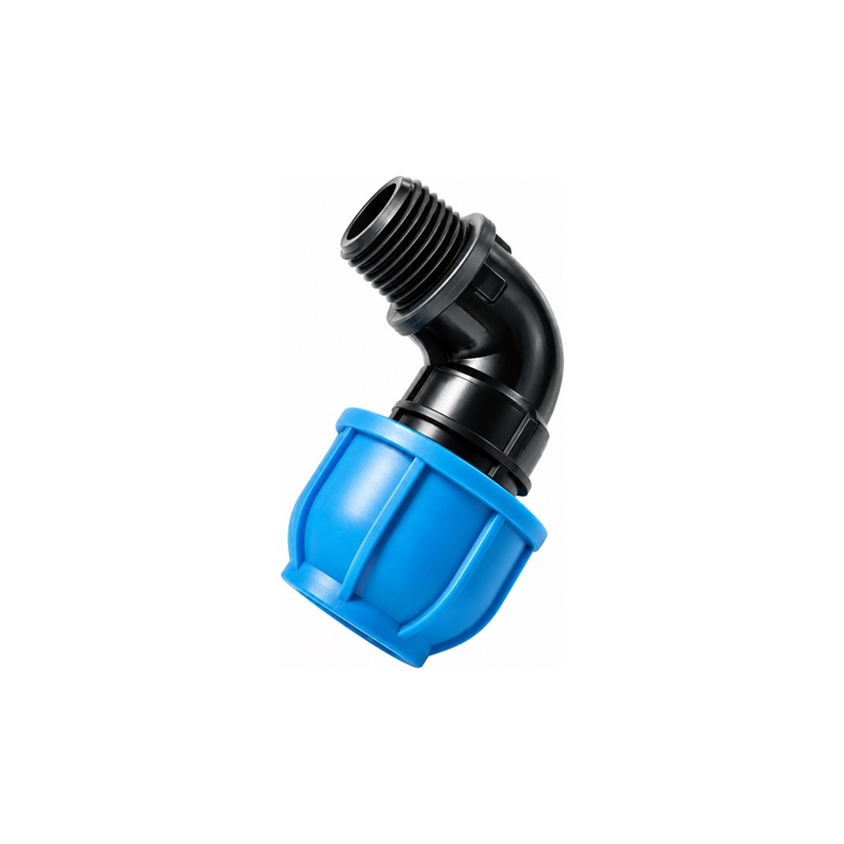 PP Compression Male Threaded Elbow
